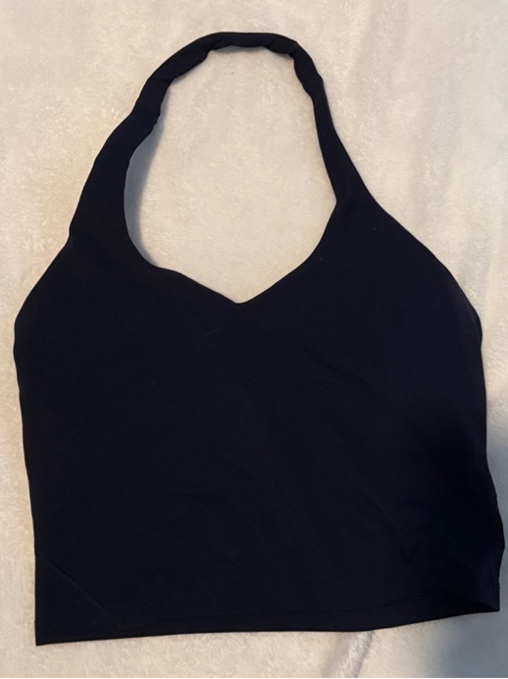 lululemon athletica Black Halter Crop Top 8